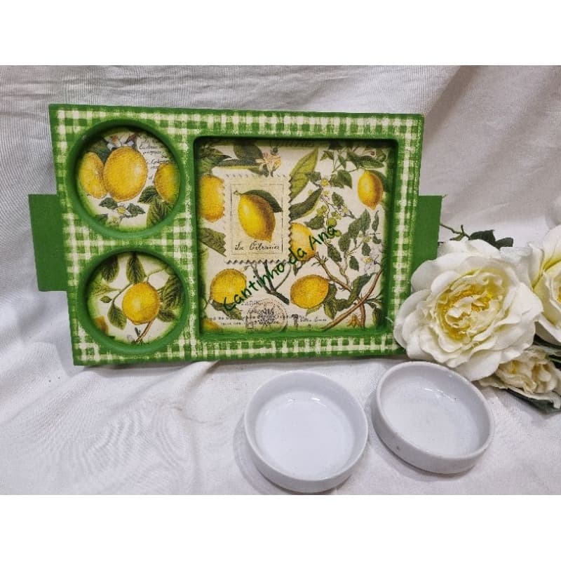 porta aperitivos,  bandeja para aperitivos, petisqueira,  petisqueira mdf, artesanato, decoupage, mdf