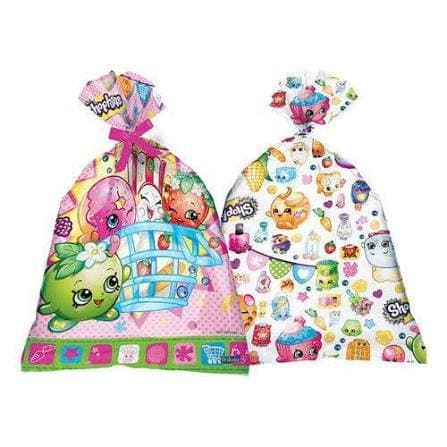 Sacola surpresa tema Shopkins pacote com 8 unidades para festa aniversário
