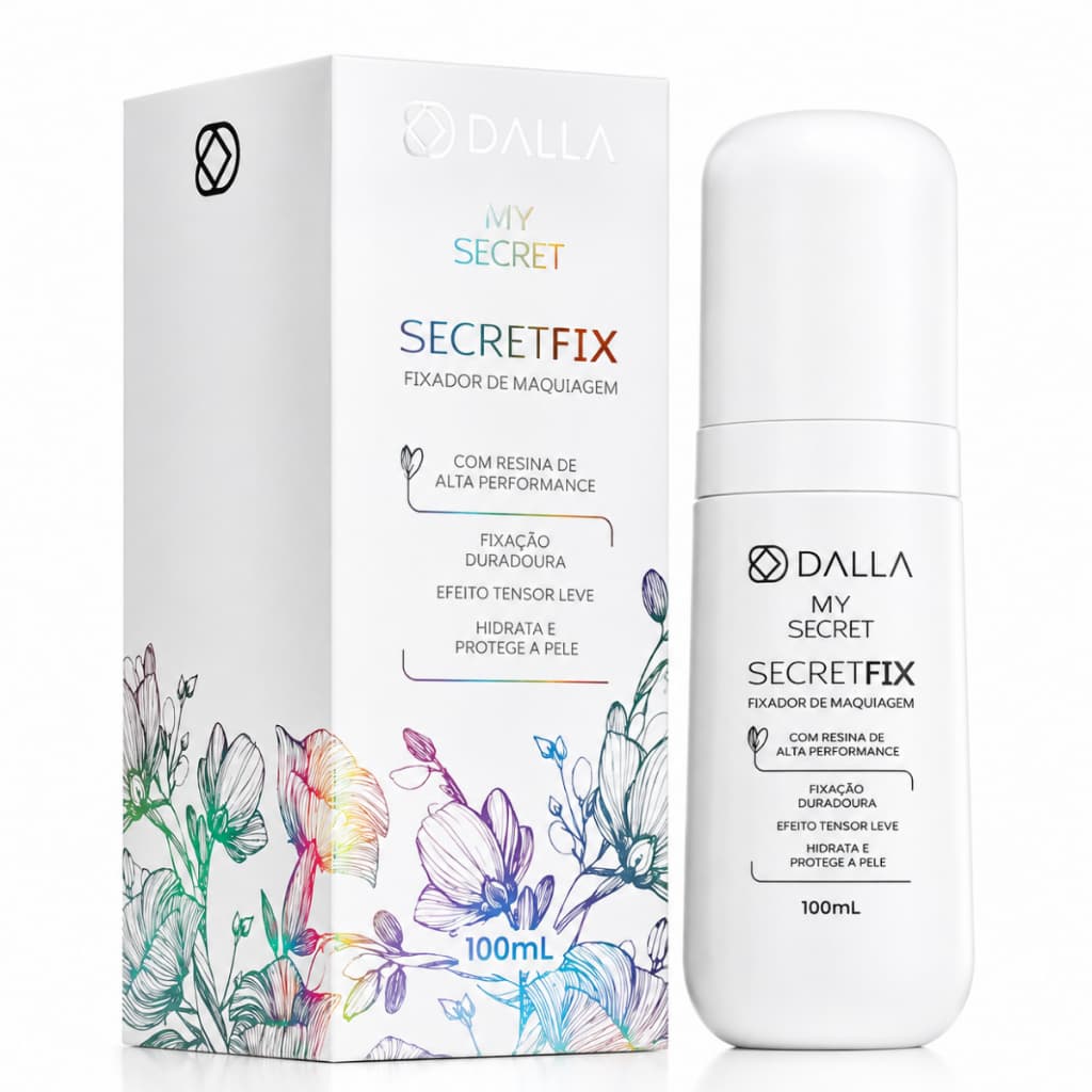 Bruma Fixadora de Maquiagem Dalla Secret Fix My Secret 100ml
