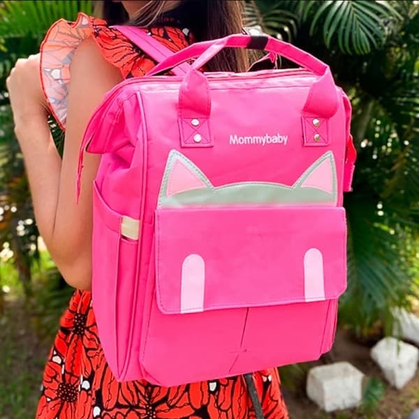 Mochila de Poliéster Maternidade Mommy Baby