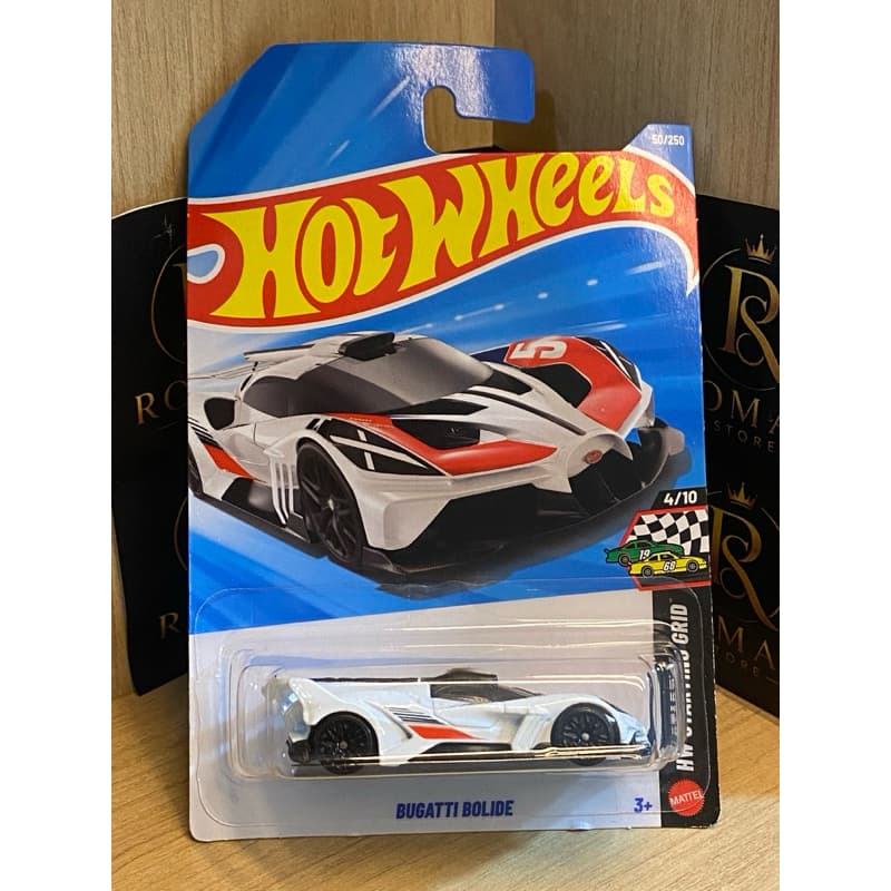 Miniatura Hot Wheels Bugatti Bolide - HW Starting Grid (50/250) - Escala 1:64 Mattel