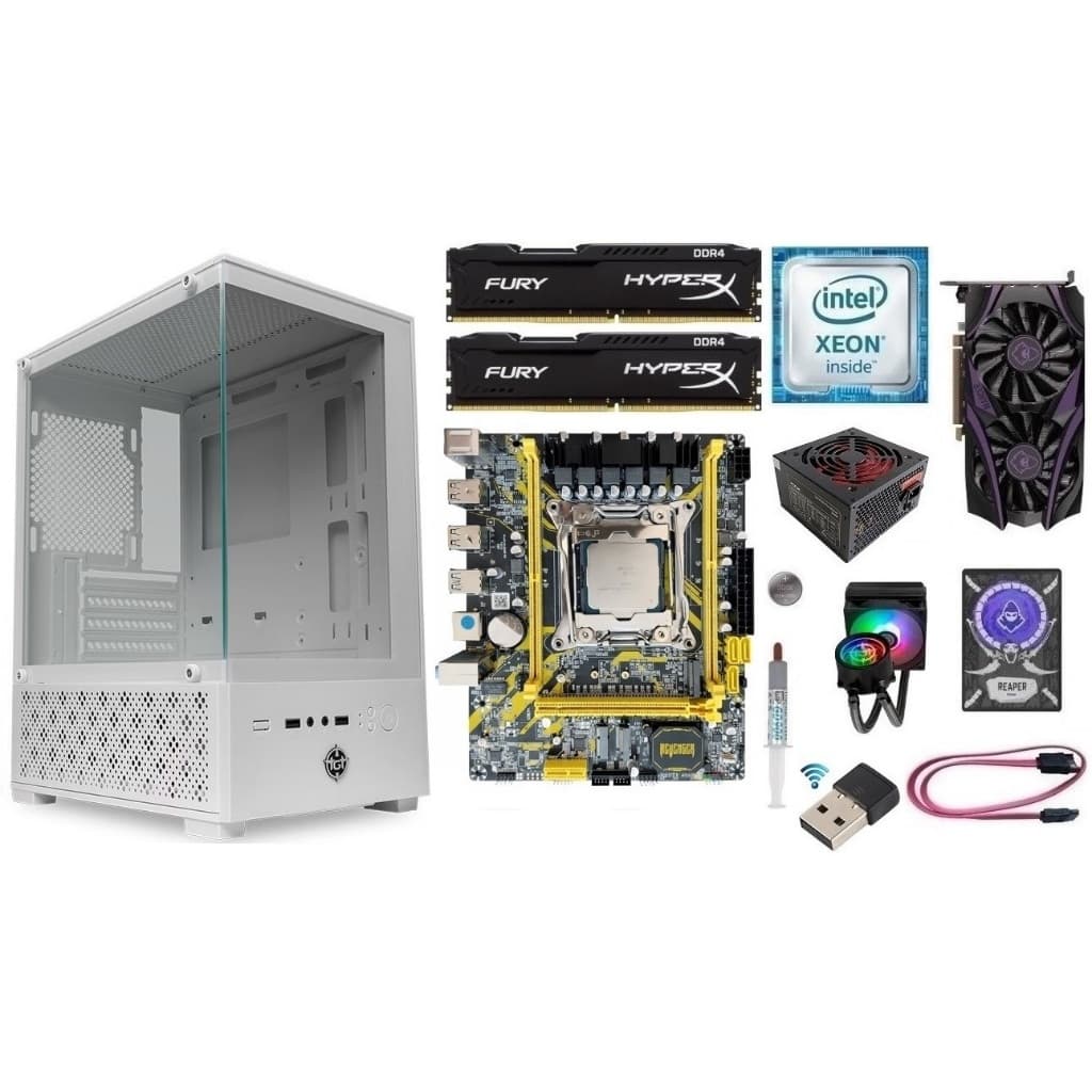 Pc Gamer X99 Xeon E5 2680 v4/ 8GB-16GB DDR4/ RX580 8GB / SSD/ HD