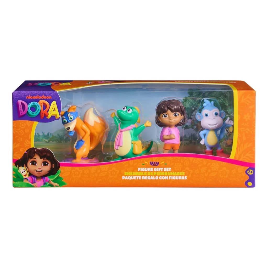 Pack de 4 Mini Figuras Dora Aventureira nick