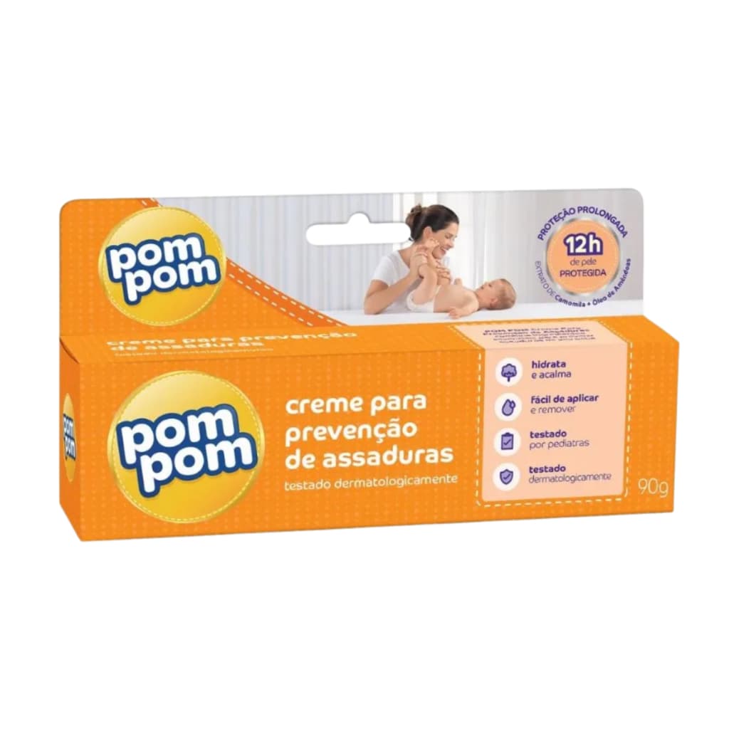 Pomada para Assaduras Pom Pom Bisnaga 90gr
