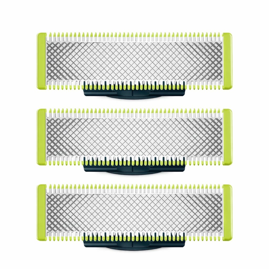 Lâmina Refil Compatível Philips Oneblade e Oneblade PRO Duplo QP210 QP220 QP14x QP25x QP65x QP66x