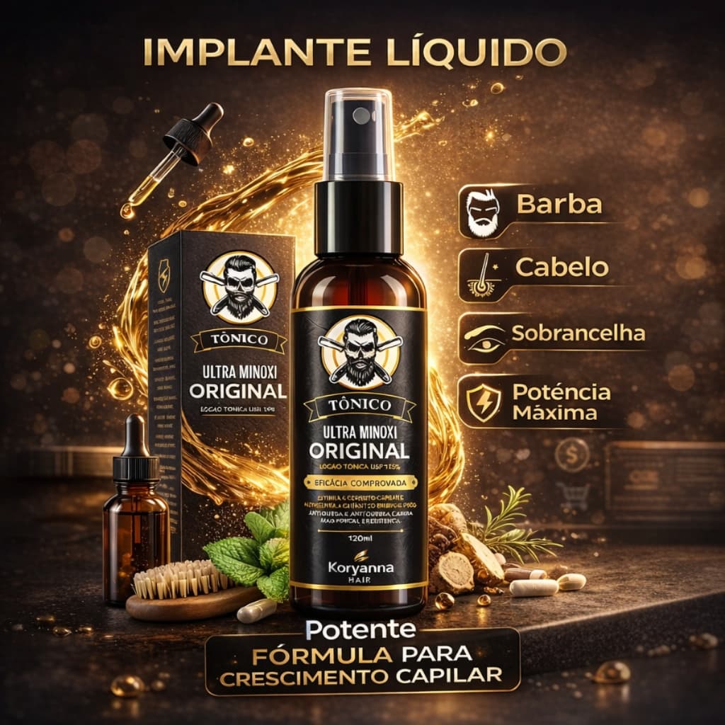 Tônico Crescimento Capilar Ultra Pro Minox - 120ml