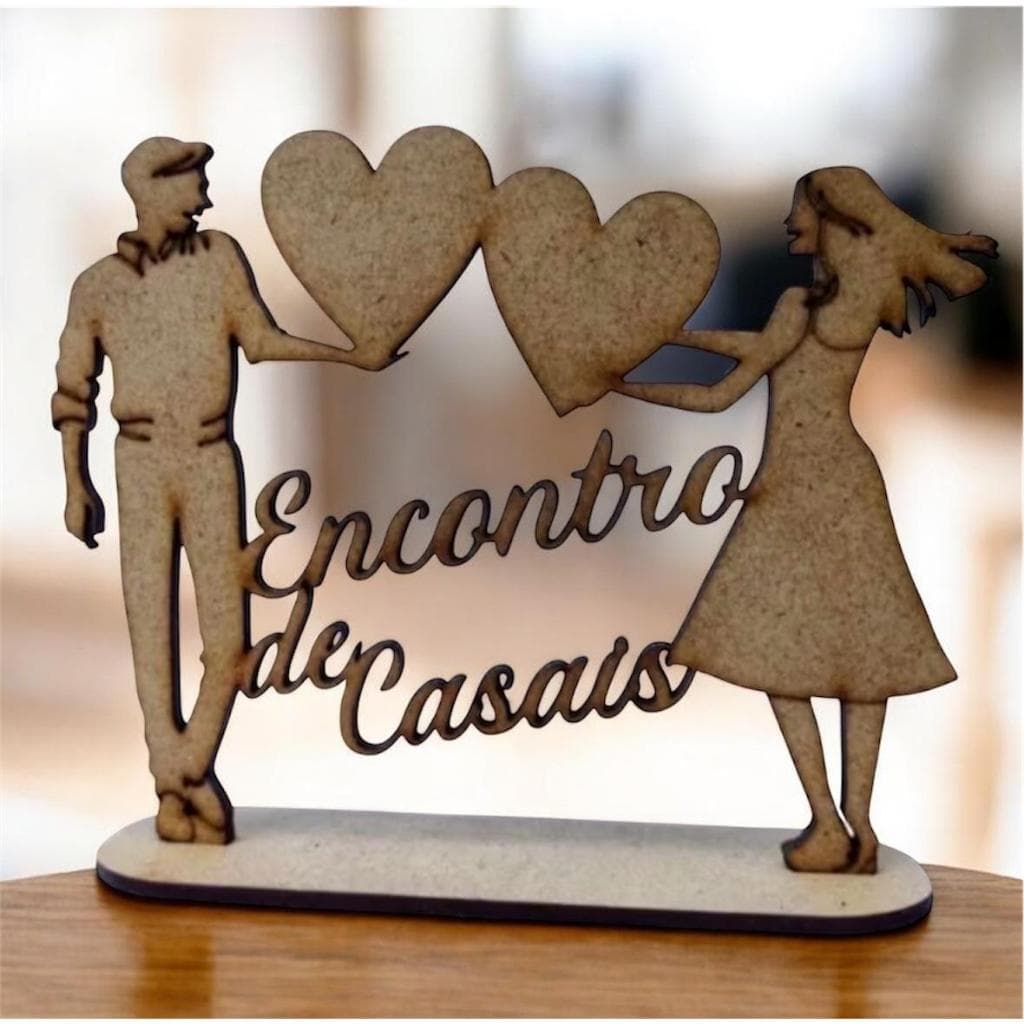 Lembrancinhas Evento Casados para Sempre / ECC Encontro de Casais com Cristo / Encontro Casais em MDF 3 mm