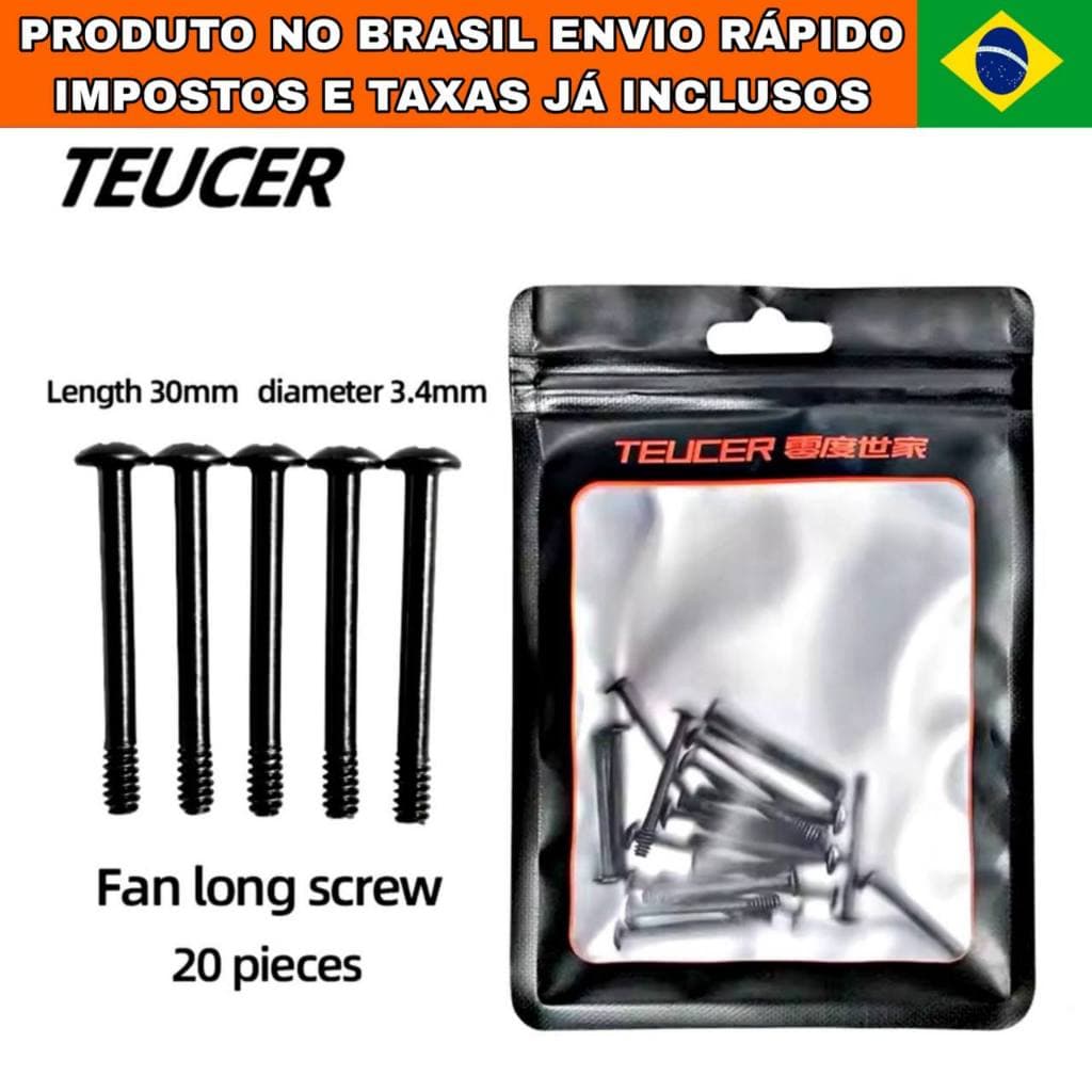 Parafusos Longo Teucer Para Radiador De Water Cooler E Cooler Fan Ventoinha No Gabinete, Pc Gamer original