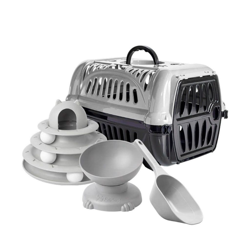 Kit Transporte Luxo para Gatos – Caixa de Transporte Confortável e Segura