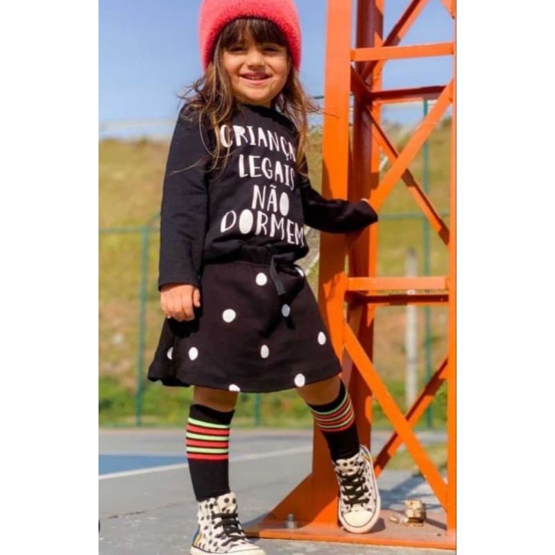 Meia 3/4 Infantil Menina