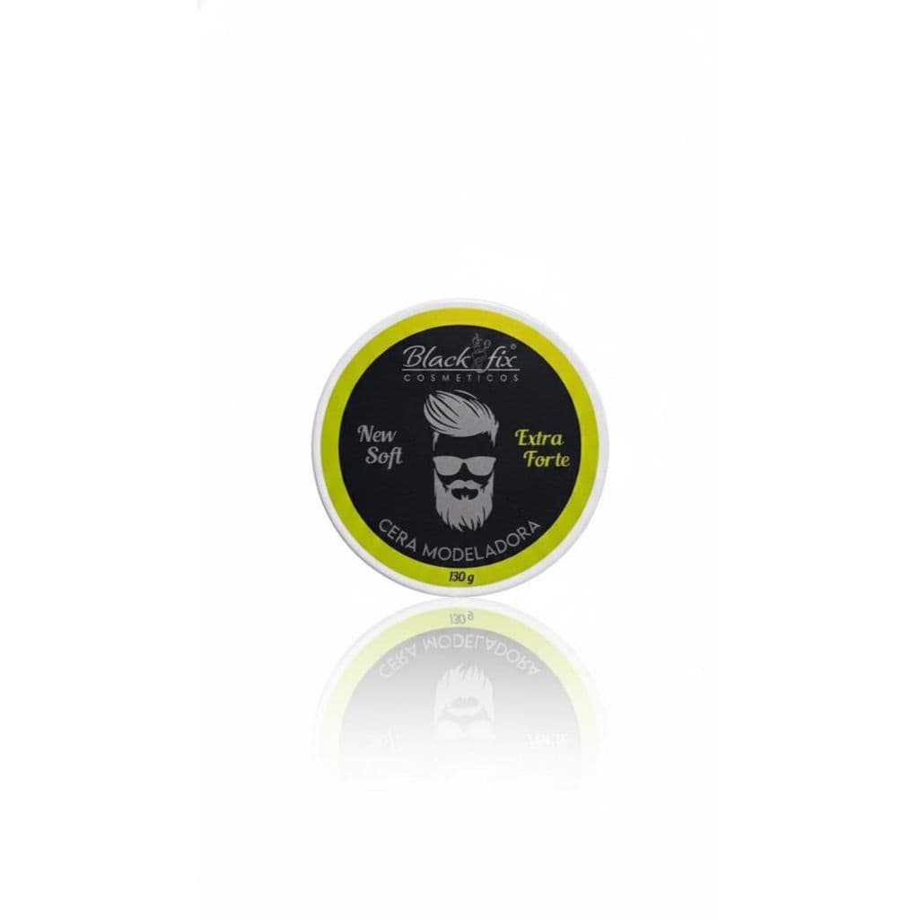Cera Modeladora New Soft Efeito Matte para Cabelo Tipo Pomada 130g - Black Fix