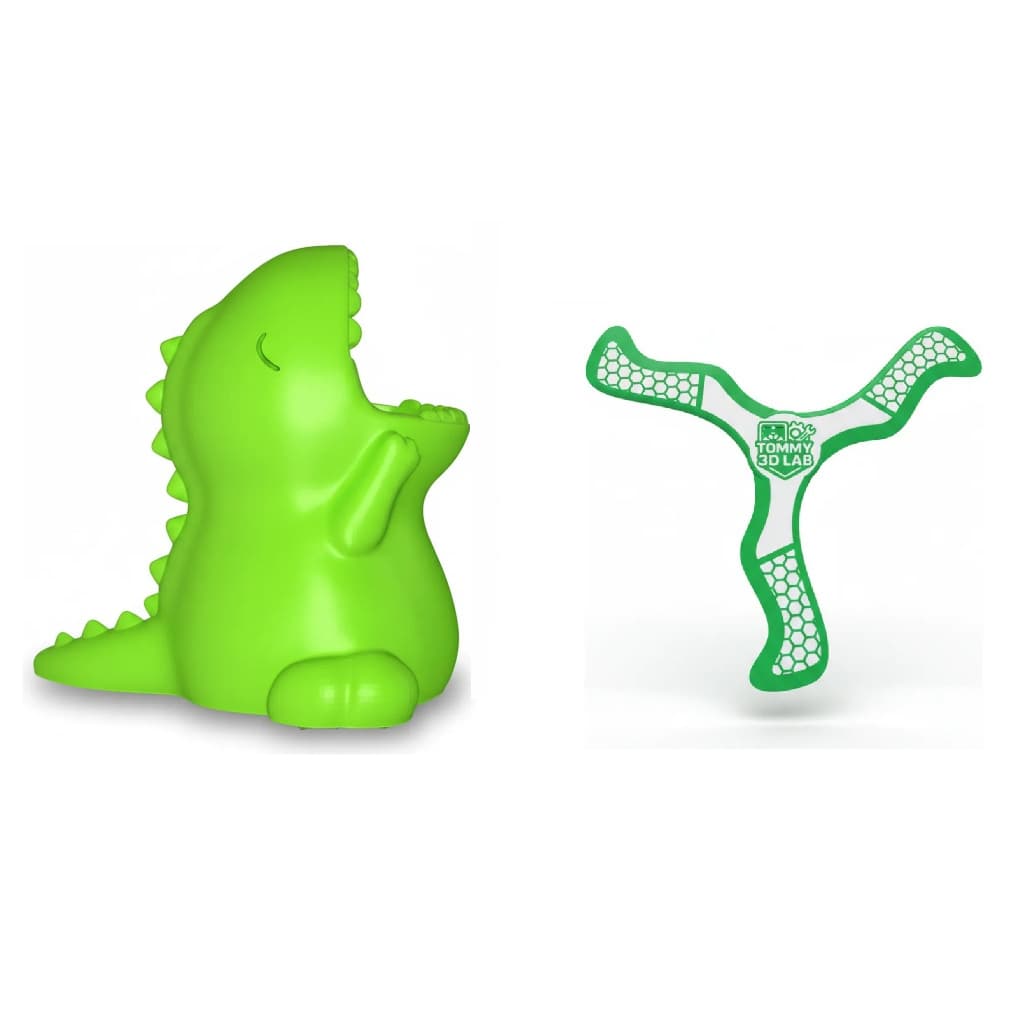 Porta-lápis Canetas Dinossauro + Bumerangue 3d Leve e Resistente