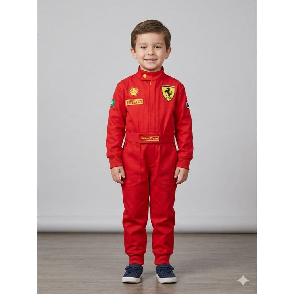 Macacão Infantil Fórmula 1 Ferrari