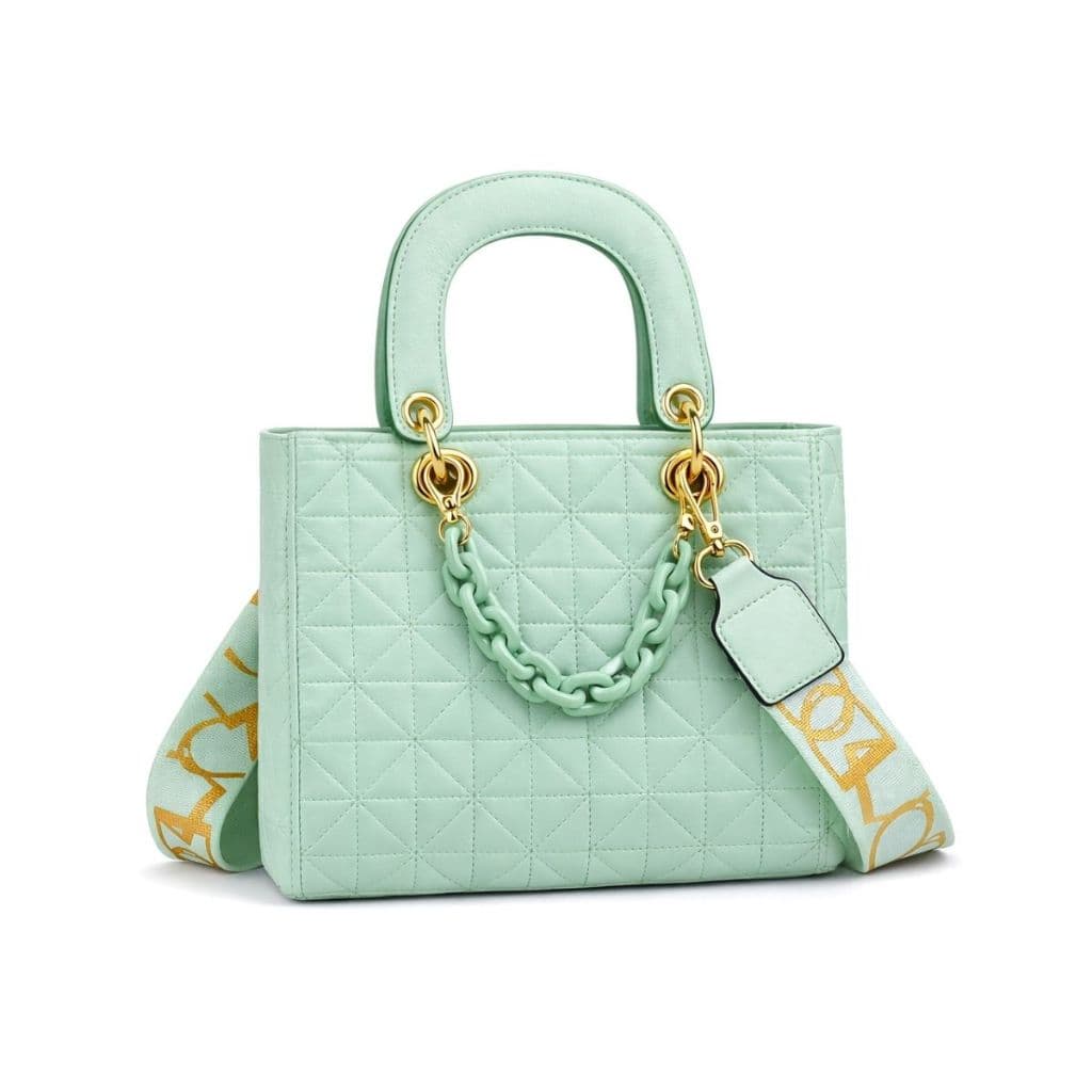 Bolsa Feminina Elegante Matelassê Alça Transversal Corrente