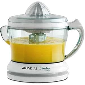 Espremedor Mondial Turbo Citrus 1,25L com Dupla Rotação Automática