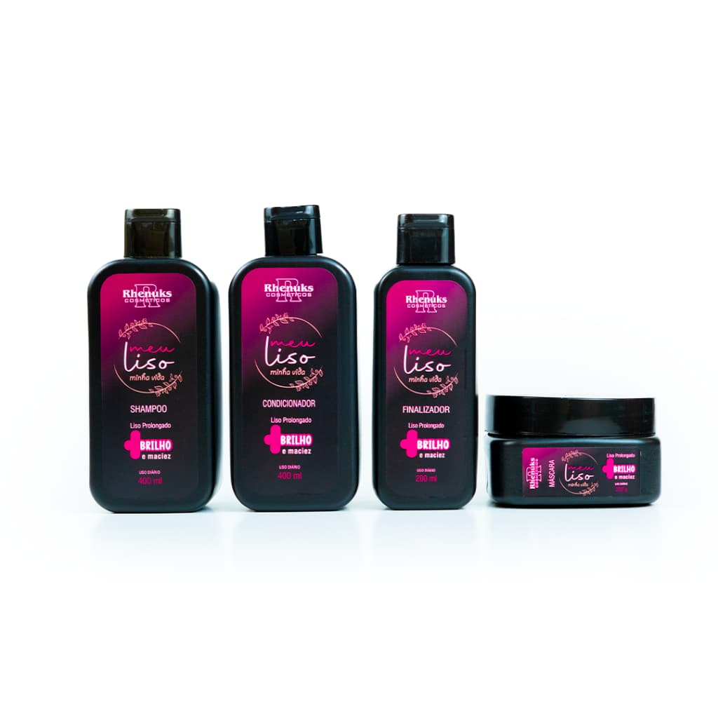 KIT CAPILAR MEU LISO -1 KIT COM 4 PEÇAS