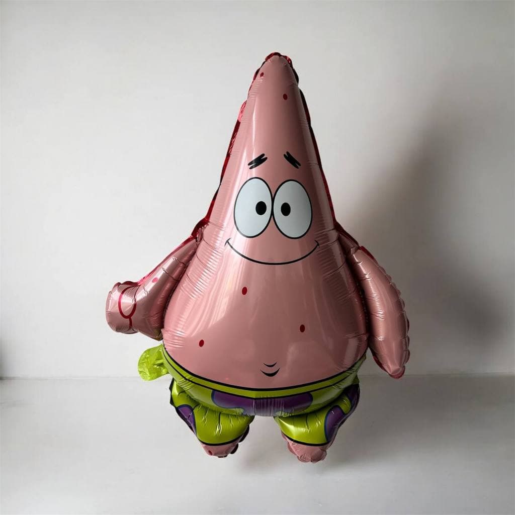Balão Metalizado Patrick Estrela do Mar 60cm Festa Decoração