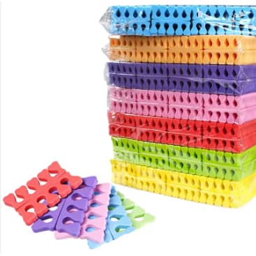 36 Unidades Separador de dedos Em Eva Manicure Pedicure