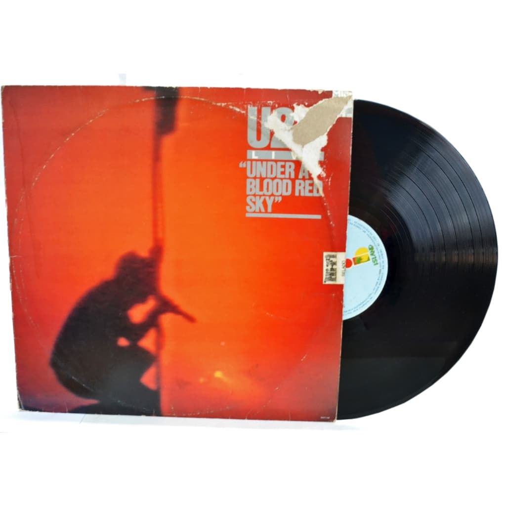 U2 Under A Blood Red Sky Live Disco Vinil LP 1985 Usado