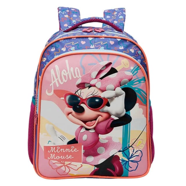 Mochila Escolar Infantil de costas Minnie mouse Original