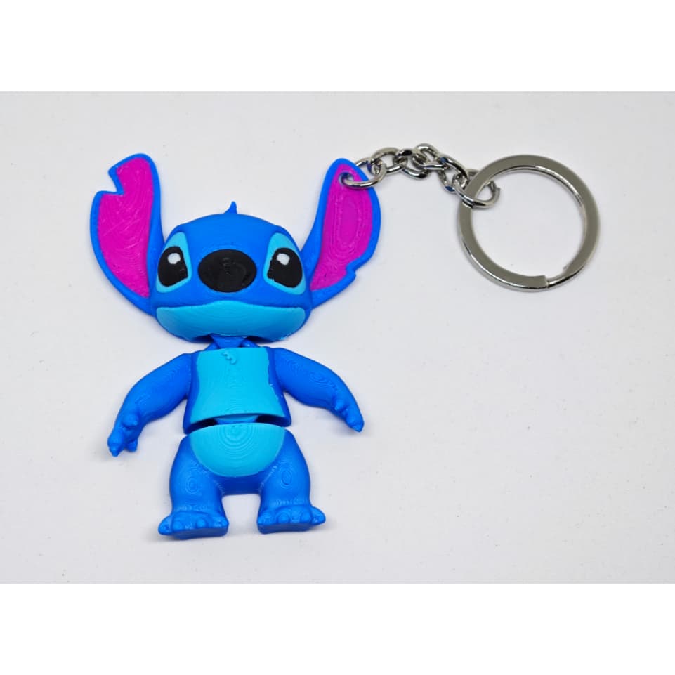 Chaveiro Stitch Disney Flexível Acessório Chaves Mochila Geek