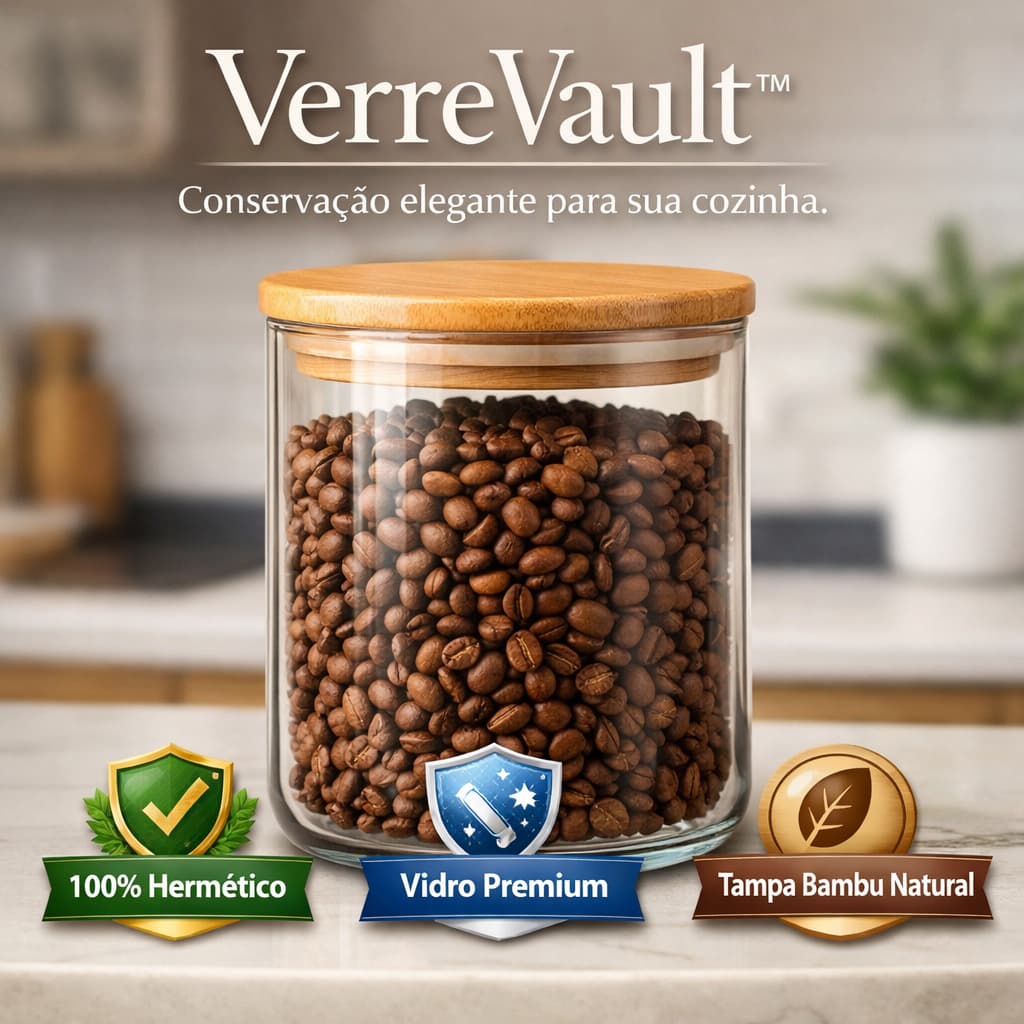 Pote Hermético Vidro Borossilicato 1.8L Tampa Bambu Vedação Silicone Conserva Alimentos Organizador Cozinha