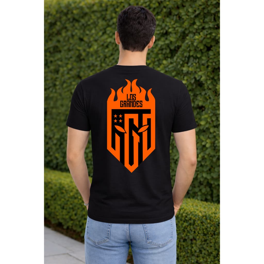 Camiseta Masculina Los Grandes 100% Algodão Camisa Estampada Streetwear Casual Confortável Pronta Entrega