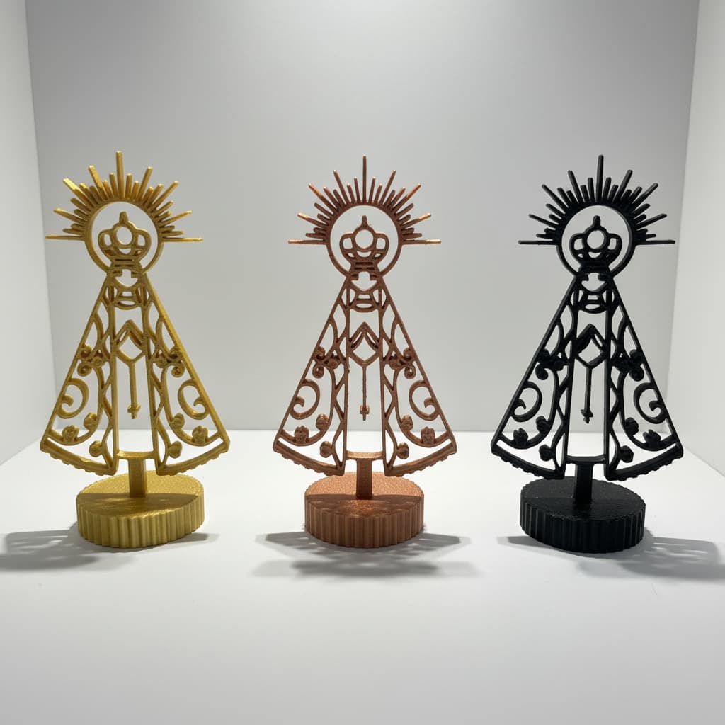 Imagem Nossa Senhora Aparecida Minimalista | Decoração Religiosa