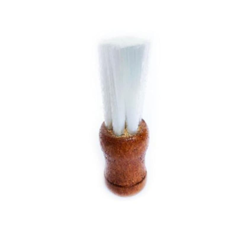 Pincel p/ barbear cerdas nylon branca mad. Esp. Rusticas Global Mil Ref.053