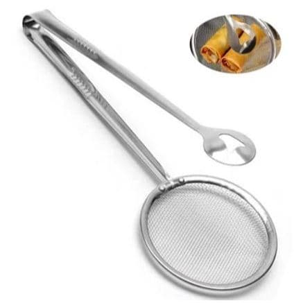 Escumadeira de Fritura Inox 28 cm - Durabilidade e Praticidade para Frituras Sequinhas