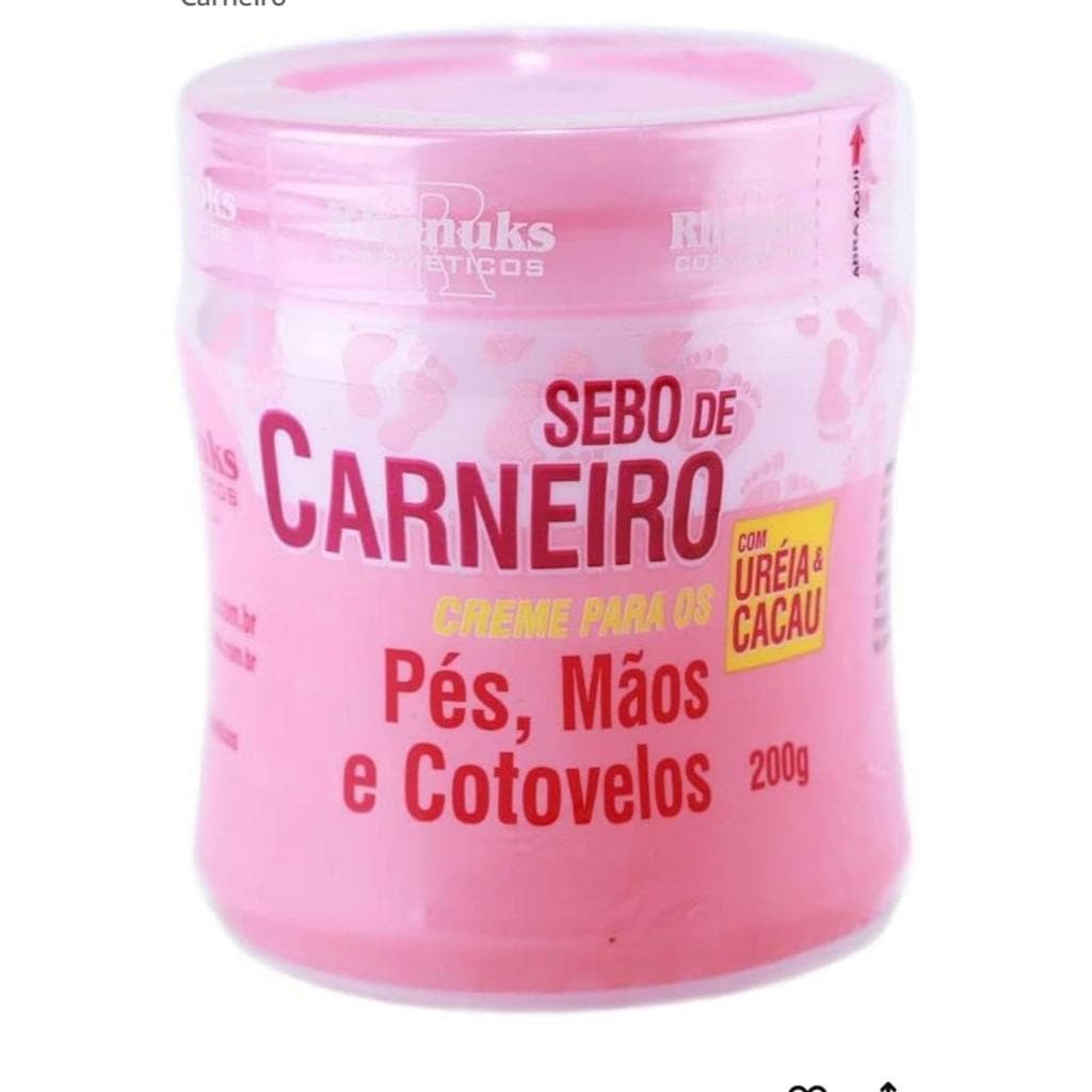 Creme Hidratante Sebo de Carneiro 200g - Hidratação e Proteção para Pés Ressecados