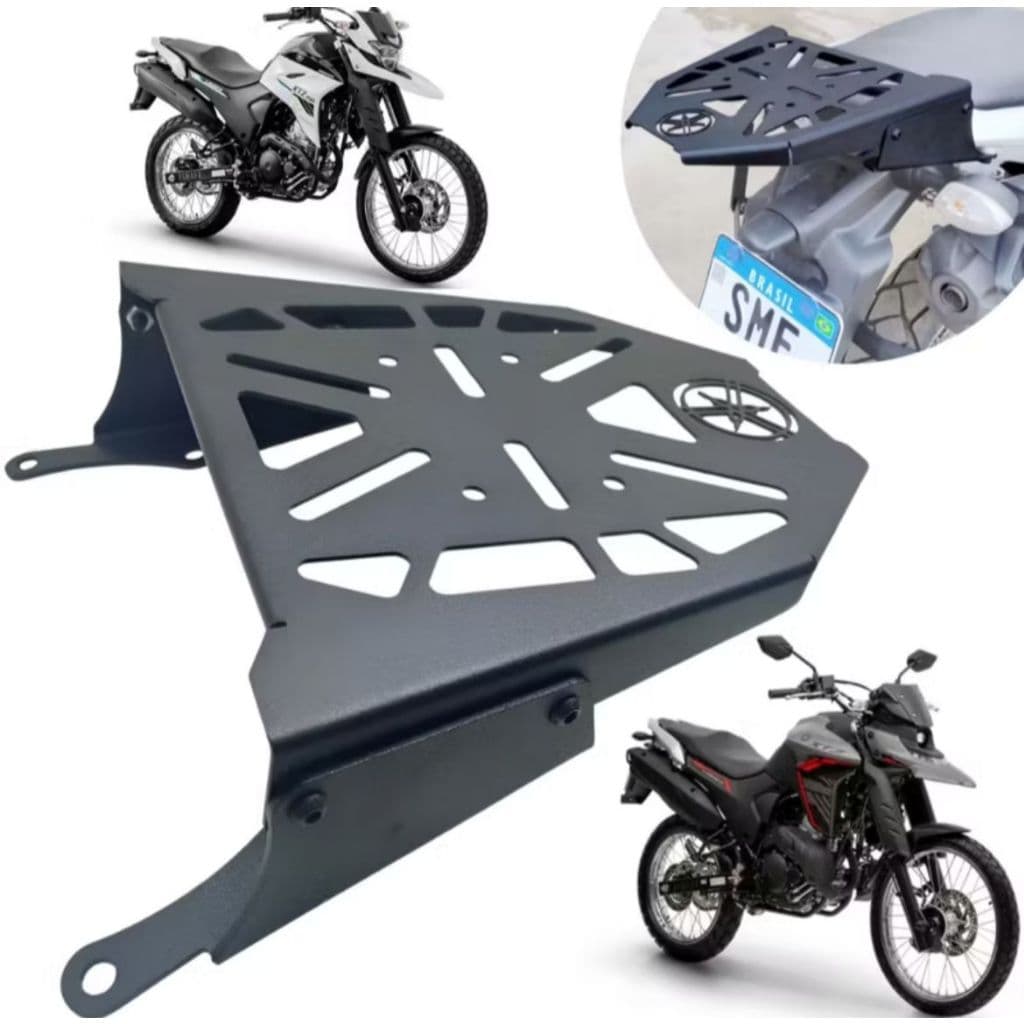 Suporte de bau Lander  2018 a 2027 bagageiro para bauleto p/ Yamaha XTZ 250 lander