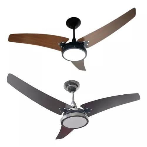 Ventilador de teto Led Copacabana Eficivent silencioso pá 110cm - 127v ou 220v