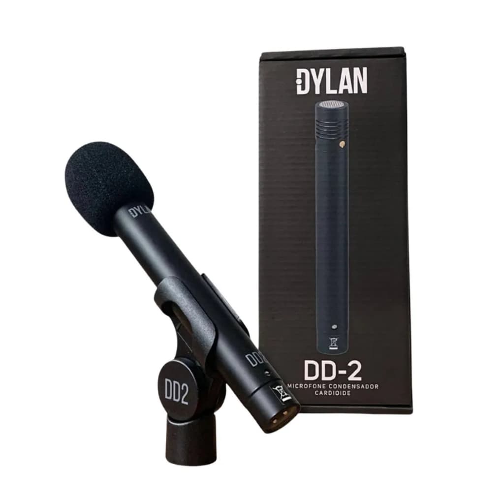 Microfone Condensador Dylan DD-2 Super Cardioide Overhead 680 Ohms XLR Phantom Power