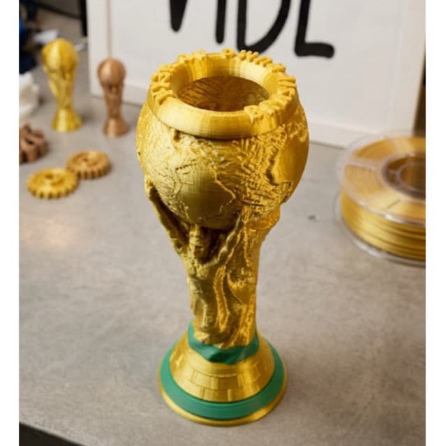 Vaso Decorativo Taça Copa Do Mundo Premium - Edição Especial 17cm