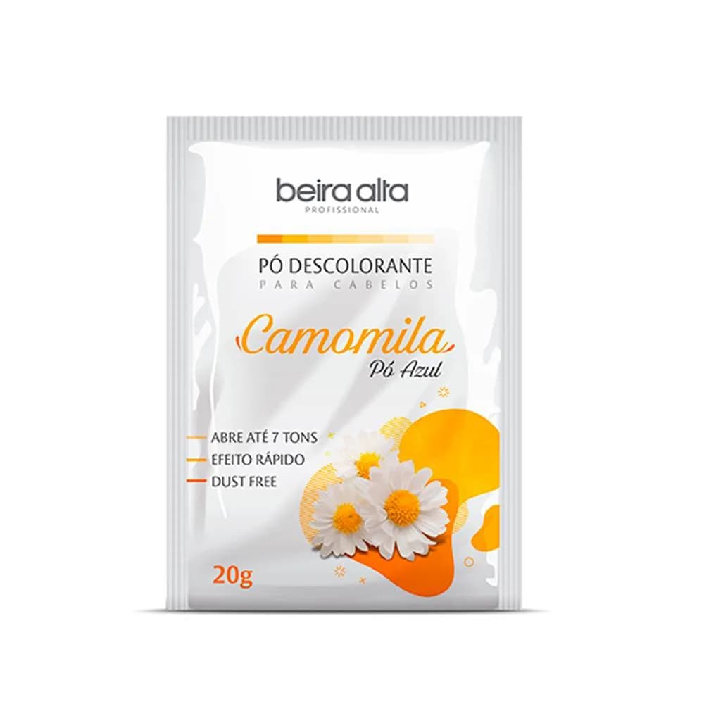 Pó descolorante camomila 20g + Aguá Oxigenada 90ml Beira alta ox: 10 20 30 40