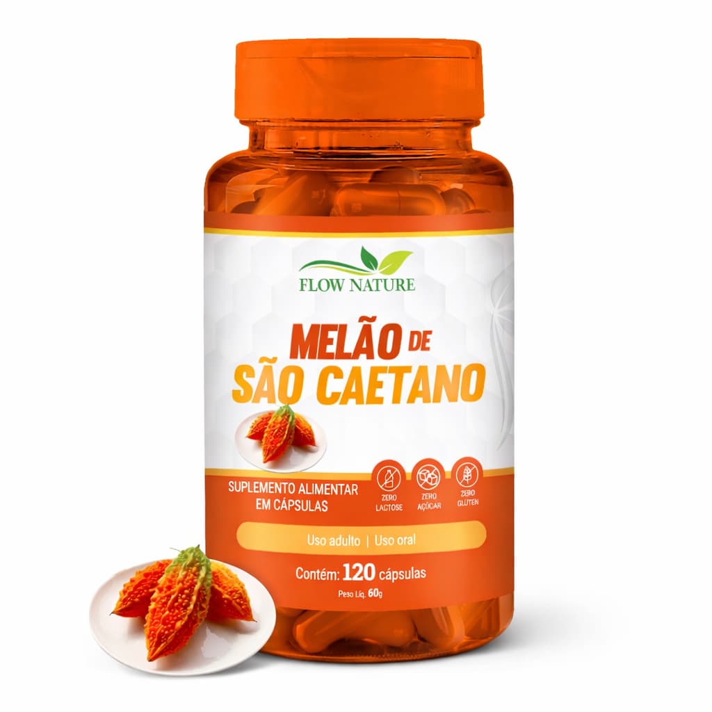 Melão de São Caetano - 120 Cápsulas de 500 mg