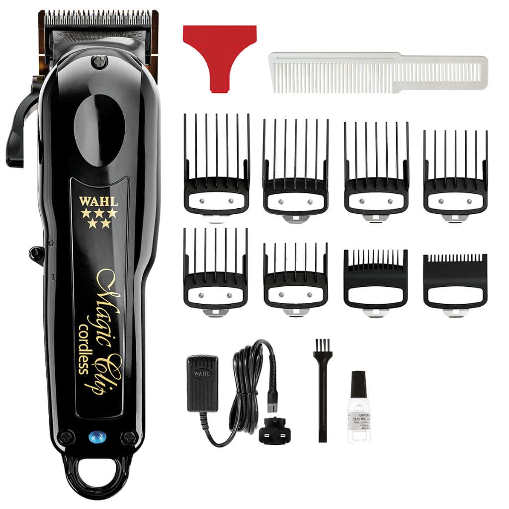 Wahl Maquina de Cortar Cabelo Magic Clip Black Sem Fio Bivolt 6500 RPM Motor Silencioso