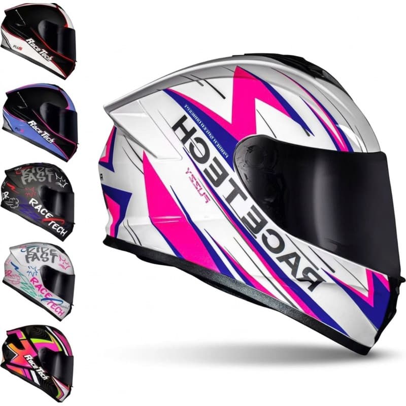 Capacete Race Tech Hit vários modelos e grafismos