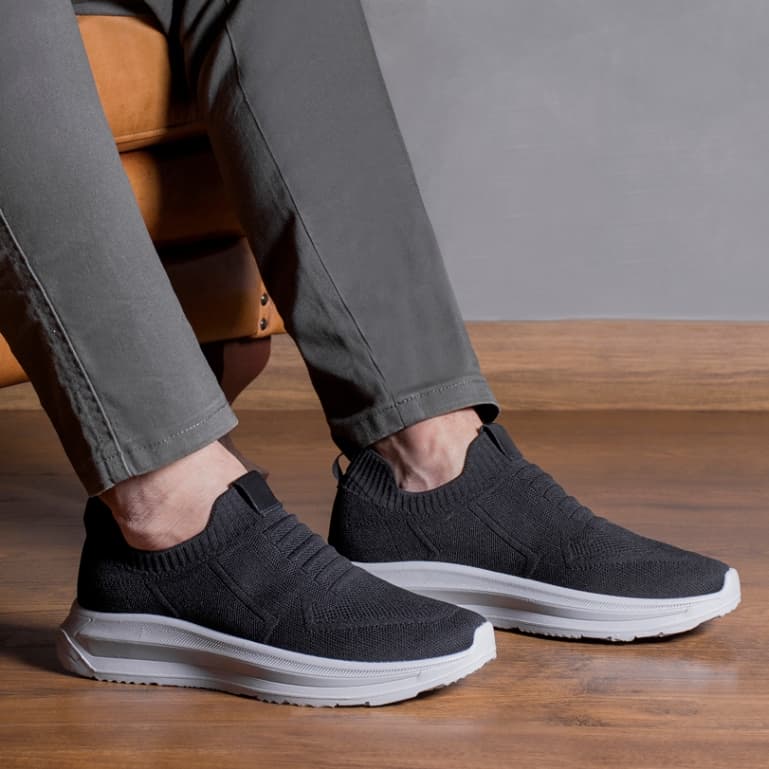 Tênis Masculino Knit Conforto Premium – Leve, Flexível e Moderno