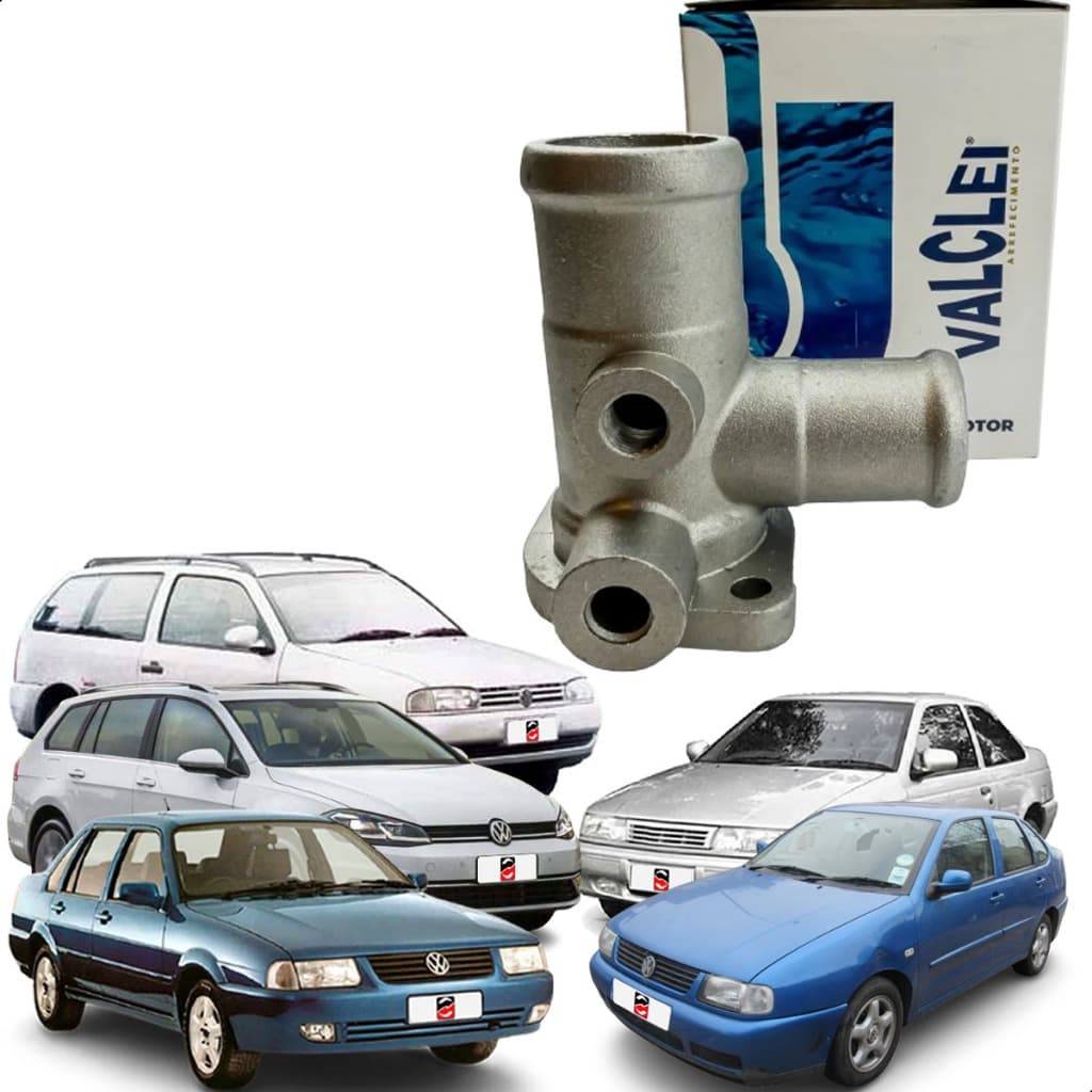 Cavalete Agua Flange Vc132d Vw Santana / Quantum Motor Ap