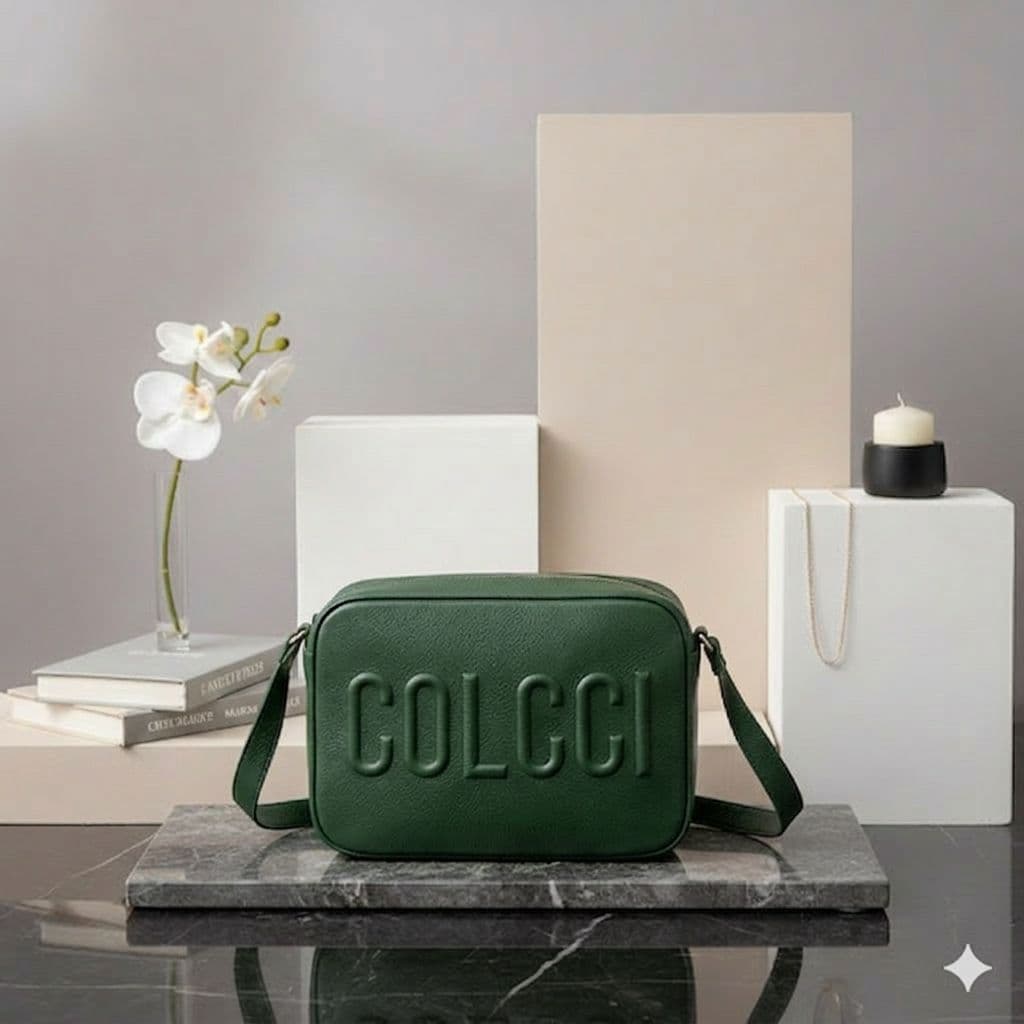 bolsa emborrachada colcci com alça ajustavel tiracolo