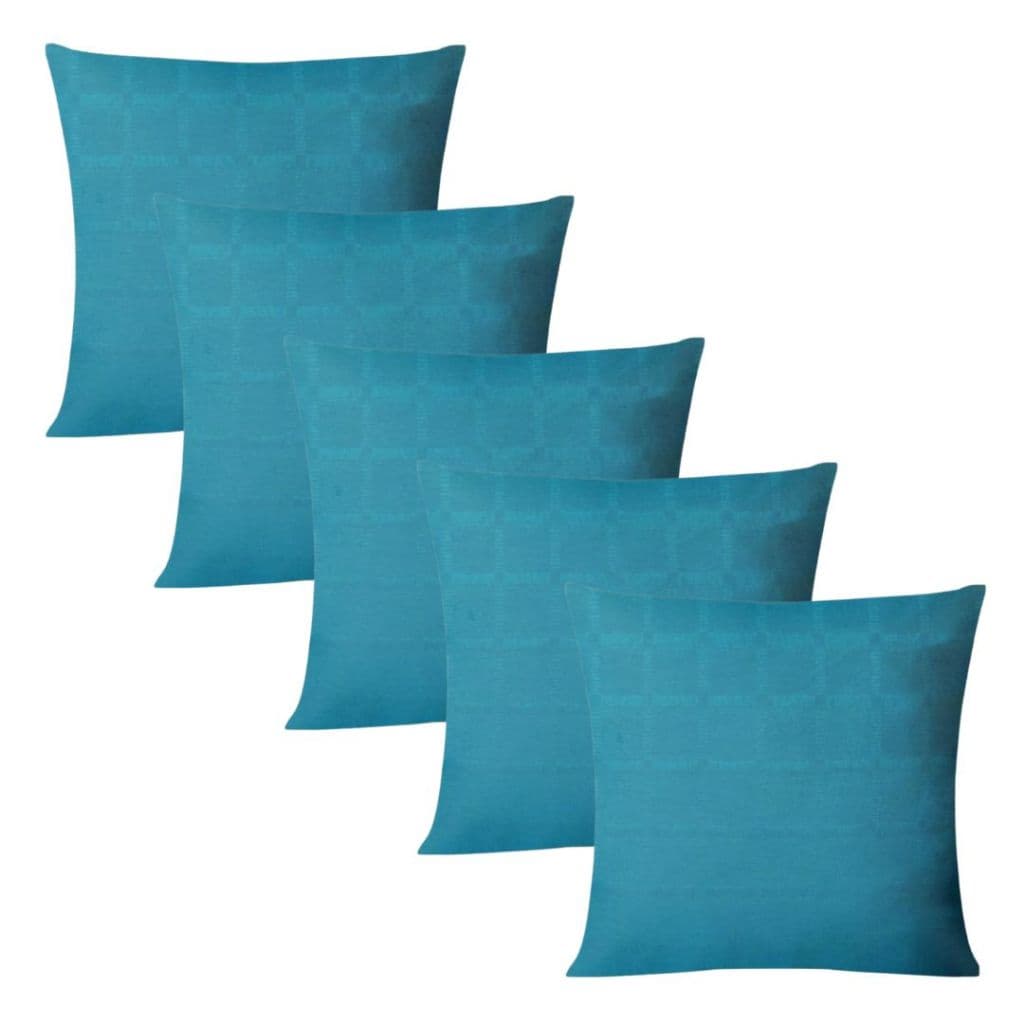 Kit 5 Capas de Almofada Gorgorinho Com Ziper 48x48cm