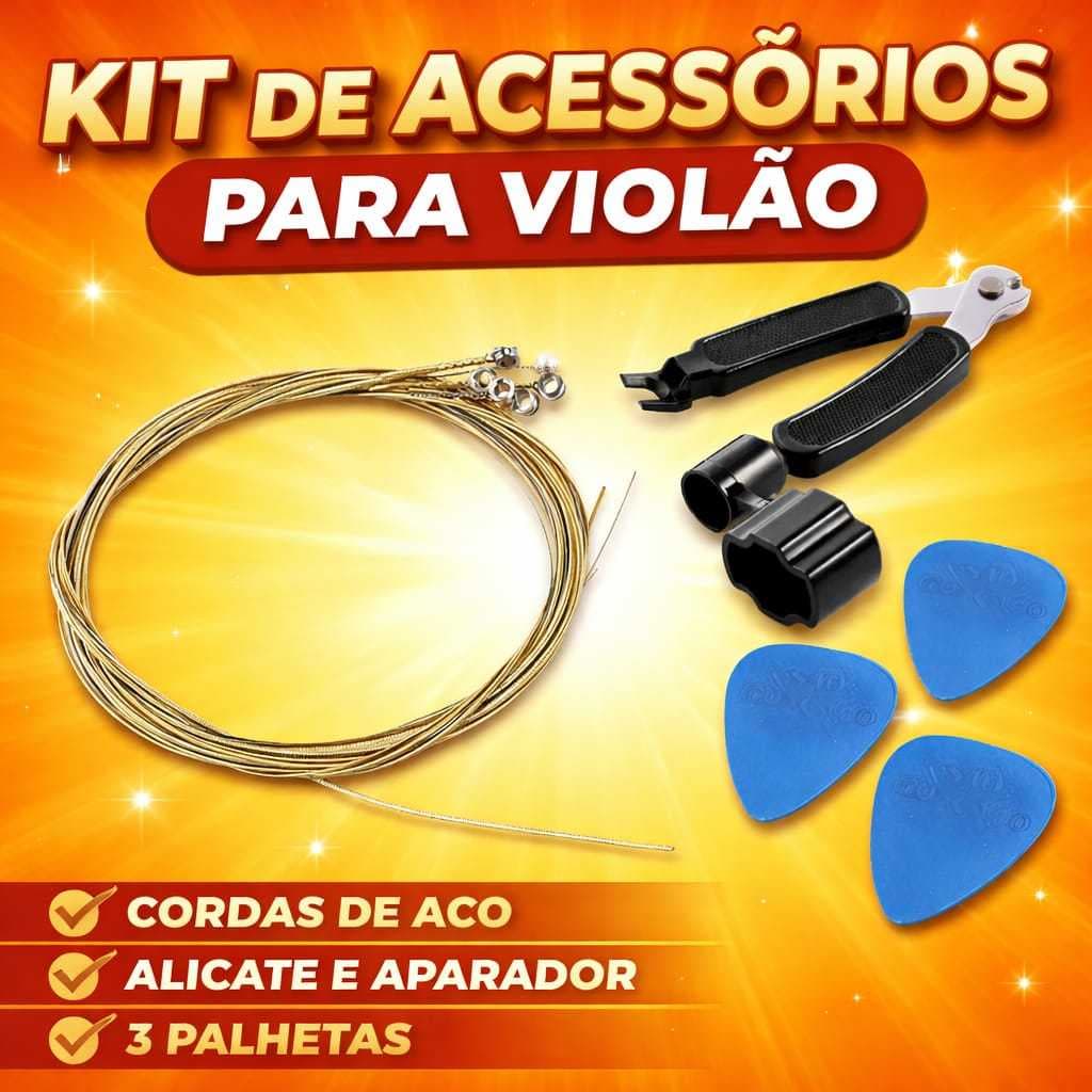 cordas para violão  +alicate cordas e palhetas de otima qualidade aproveite a promoção