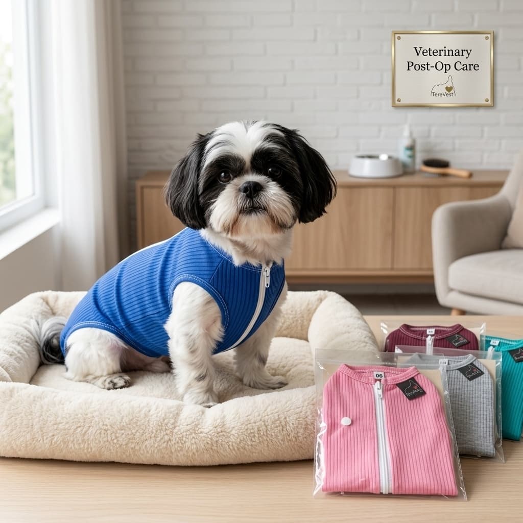 Roupas Fêmea  para pet pós cirúrgica, roupa de proteção para cachorros e gatos.