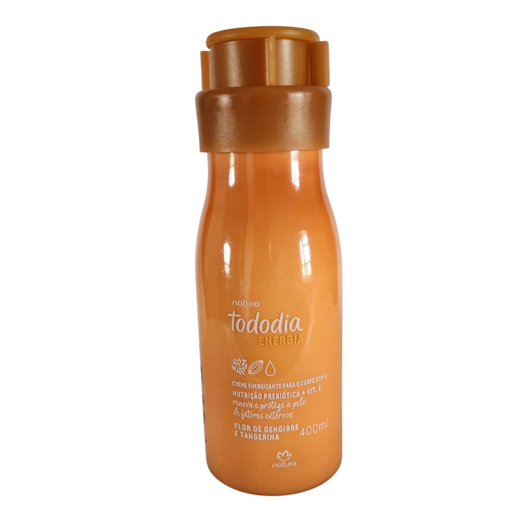 Natura Creme Energizante Corporal 2 em 1 Tododia Energia, Nutrição Prebiótica + Vitamina E, 400 ml