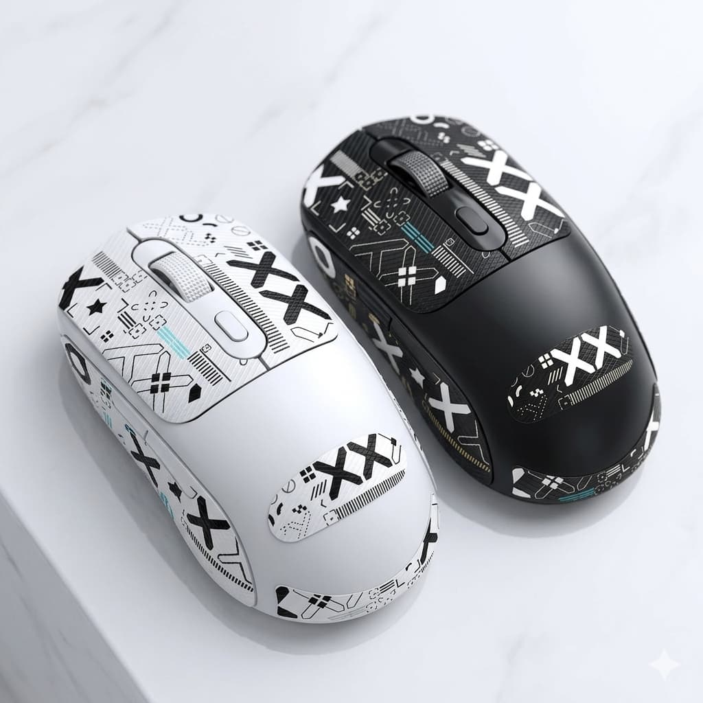 Mouse Gamer Sem Fio Warvank X8, 500mAh, DPI 800-1200-2400, Recarregável Wireless 2.4Ghz