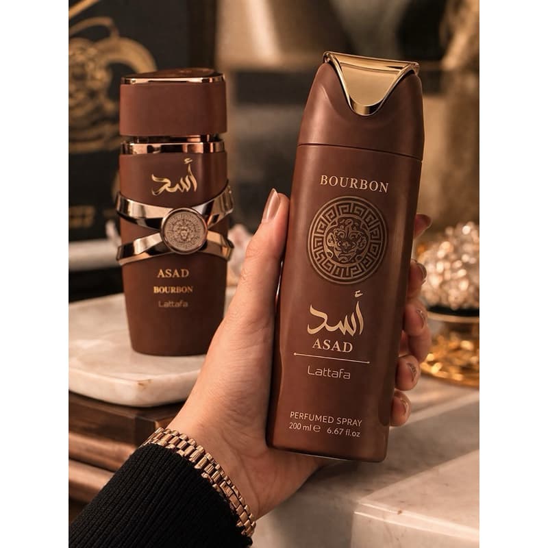 Perfume Asad Bourbon Lattafa – Spray Corporal 200ml (Original)