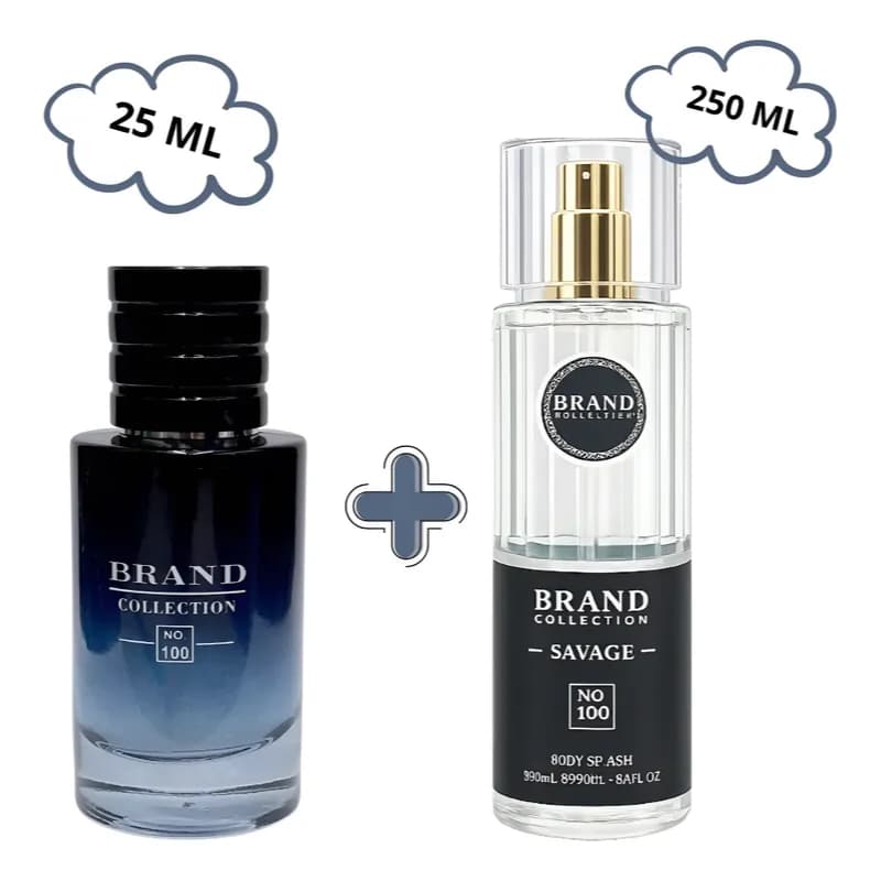 Kit Perfume Brand Collection 100 + Body Splash Masculino Edp