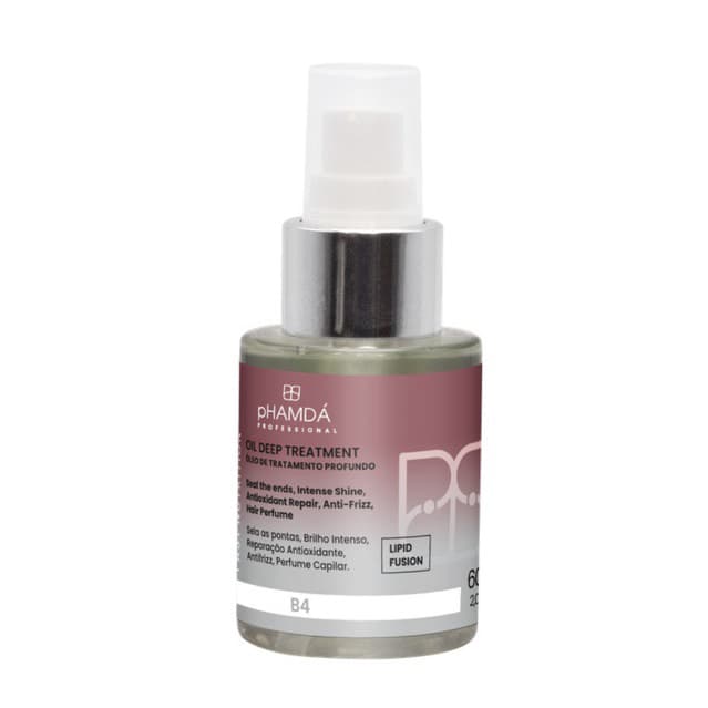 Sérum Capilar Profissional Anti Frizz + Brilho Espelhado | Reparação Imediata para Cabelos Danificados | pHAMDÁ B4